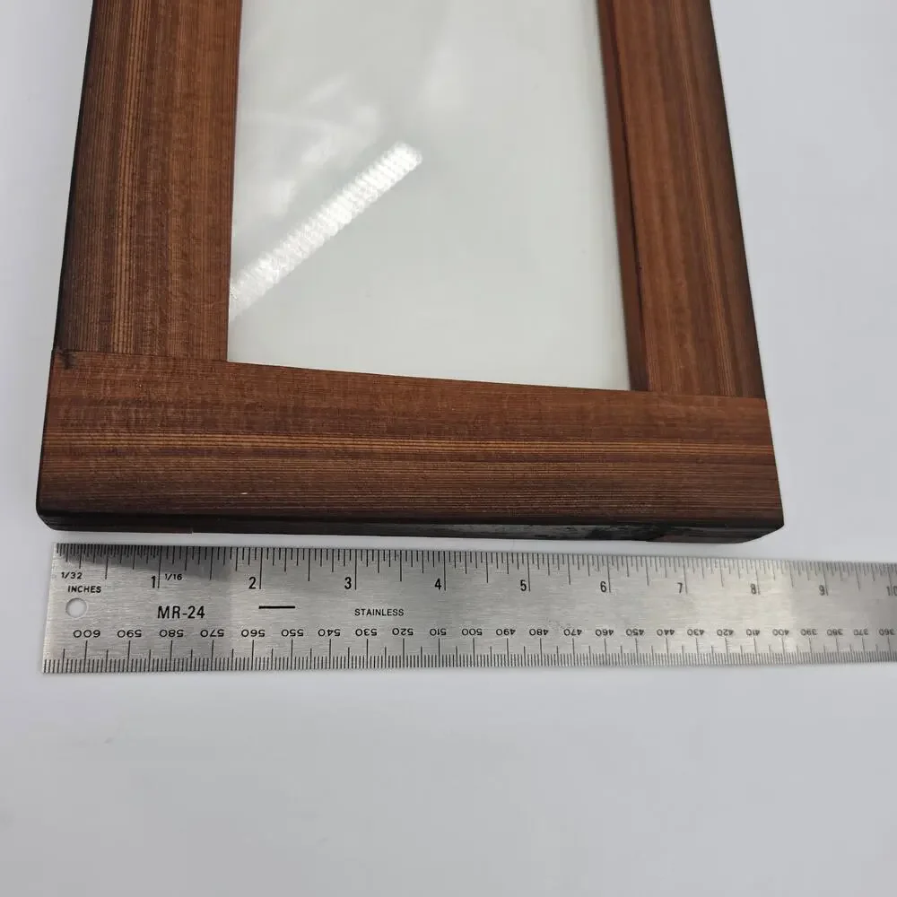 Green House Framing Reclaimed Redwood Picture Frame 5x7 Art 1902 Muir Tannery